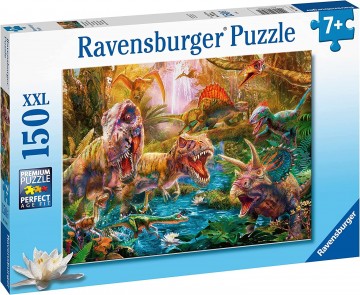 Puzzelwereld legpuzzels ravensburger 133482 dinosaurussen150xxl d 0