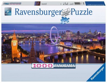 Puzzelwereld legpuzzels ravensburger 150649 londen bij nacht 1000 stukjes d