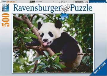 Puzzelwereld legpuzzels ravensburger 169894 panda 500 stukjes d