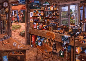 Puzzelwereld legpuzzels ravensburger 197903 opas schuurtje  1000 stukjes p   kopie