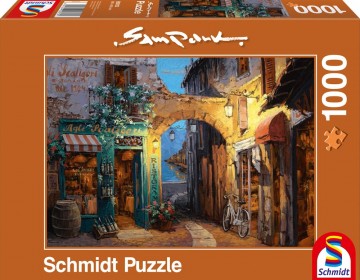 Puzzelwereld legpuzzels schmidt 59313 steegje aan het comomeer 1000 stukjes F