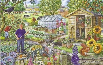 Puzzelwereld legpuzzels the house of puzzles 2179 at the allotment 500 XL stukjes P