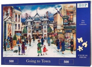 Puzzelwereld legpuzzel the house of puzzles 3329 going to town 500 stukjes F