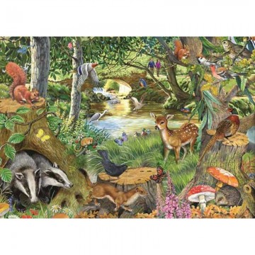 Puzzelwereld legpuzzels the house of puzzles 5491 riverside glade 500 XL stukjes P