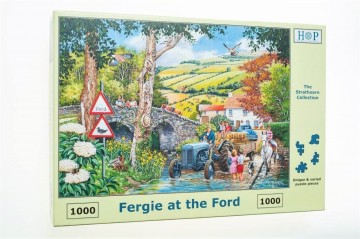 Puzzelwereld legpuzzels the house of puzzles 5545 fergie at the ford 1000 stukjes l
