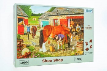 Puzzelwereld legpuzzels the house of puzzles 5590 shoe shop 1000 stukjes L