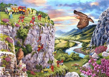 Puzzelwereld legpuzzels the house of puzzles 6467 1000 stukjes coach party p