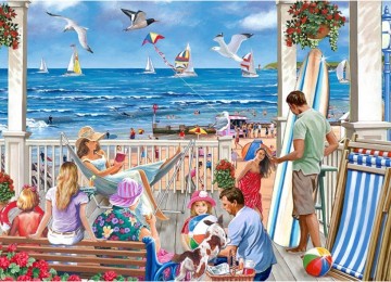 Puzzelwereld legpuzzels the house of puzzles 6528 1000 stukjes all on deck p