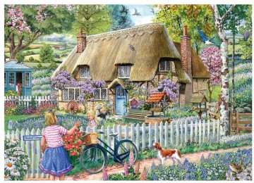 Puzzelwereld legpuzzels the house of puzzles 7112 1000 stukjes bluebell cottage p