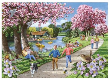 Puzzelwereld legpuzzels the house of puzzles 7297 1000 stukjes apple blossom time p