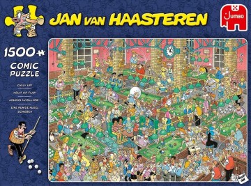 Puzzelwereld legpuzzelsjan van haasteren krijt op tijd puzzel   1500 stukjes f