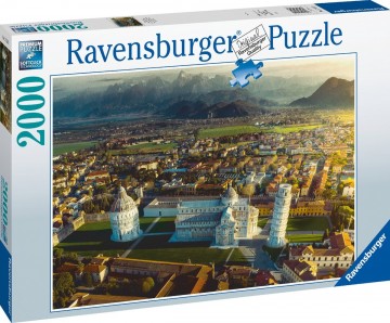 Puzzelwereld ravensburger   legpuzzel   pisa in italie   2000 stukjes d