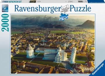 Puzzelwereld ravensburger   legpuzzel   pisa in italie   2000 stukjes d1