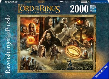 Puzzelwereld ravensburger   legpuzzel   the two towers   2000 stukjes d