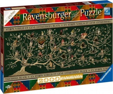 Puzzelwereld ravensburger   panorama legpuzzel   harry potter  stamboom   2000 stukjes d