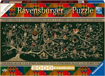 Puzzelwereld ravensburger   panorama legpuzzel   harry potter  stamboom   2000 stukjes d1