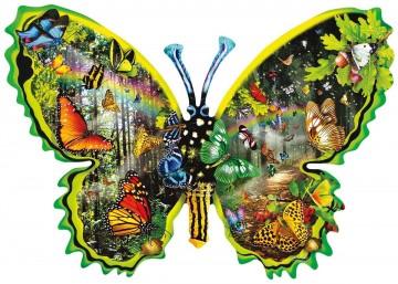 Puzzelwereld legpuzzel contour sunsout 97035 butterfly migration 1000 stukjes P