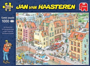 Puzzelwereld-Legpuzzel-Jumbo-Jan van Haasteren- Het Ontbrekende Stukje-1000 stukjes-20041 F