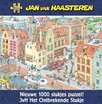 Puzzelwereld-Legpuzzel-Jumbo-Jan van Haasteren- Het Ontbrekende Stukje-1000 stukjes-20041 PT