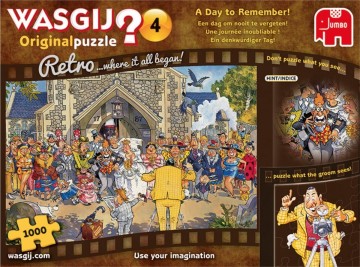 Puzzelwereldeu legpuzzel jumbo 19176 wasgij retro 4 a day to remember f2