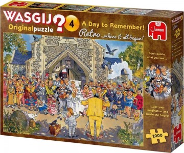 Puzzelwereldeu legpuzzel jumbo 19176 wasgij retro 4 a day to remember r