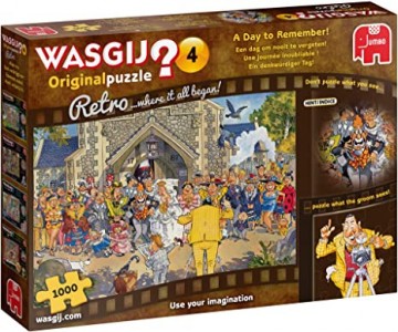 Puzzelwereld.eu legpuzzel jumbo 19176 Wasgij retro 4 A day to Remember-L