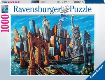 Puzzelwereld.eu legpuzzel ravensburger 168125 welkom in new york