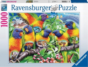 Puzzelwereld.eu legpuzzel ravensburger 168156 land van lorikeets