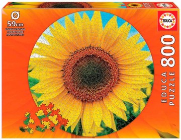 puzzelwereld legpuzzel educa 19034 zonnebloem 800 stukjes F