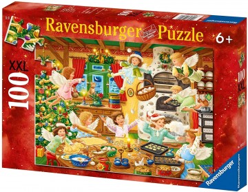 Puzzelwereld-Legpuzzel-Ravensburger-Engeltjes Bakkerij-100 stukjes-108213 R