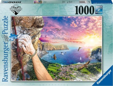 Puzzelwereld legpuzzel ravensburger 165735 Rotsklimmen 1000 stukjes F