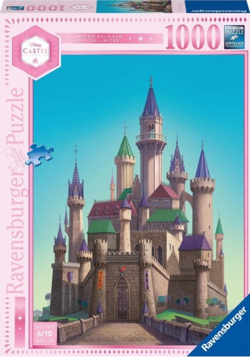 Puzzelwereld legpuzzel ravensburger 164950 WD: Aurora's Castle 1000 stukjes F
