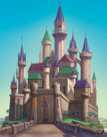 Puzzelwereld legpuzzel ravensburger 164950 WD: Aurora's Castle 1000 stukjes P
