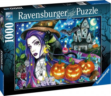 Puzzelwereld legpuzzel ravensburger 168712 Halloween 1000 stukjes L