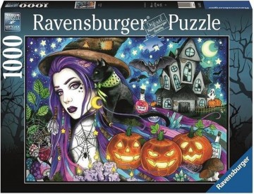 Puzzelwereld legpuzzel ravensburger 168712 Halloween 1000 stukjes F