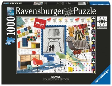 Puzzelwereld legpuzzel ravensburger 169009 Eames Design Spectrum 1000 stukjes F