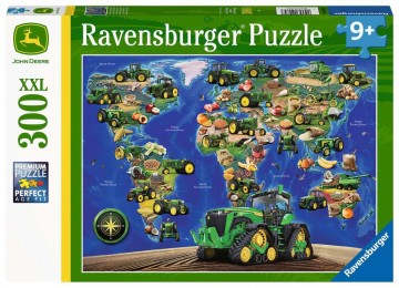 Puzzelwereld legpuzzel ravensburger 129843 World of John Deere 300 stukjes F