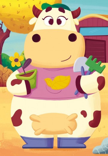 Puzzelwereld legpuzzel ravensburger 051984 Mijn Boerderijvrienden 3 X 24 stukjes P3