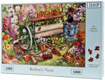 Puzzelwereld legpuzzel the house of puzzles 2339 Robin's Nest 1000 stukjes R
