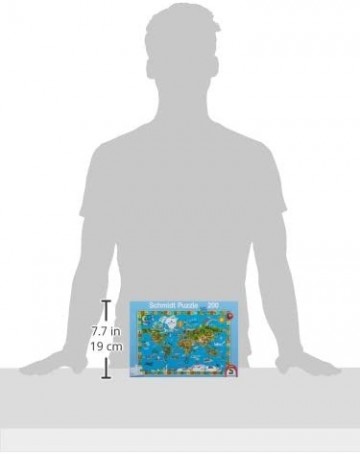 Puzzelwereld legpuzzel schmidt geweldige wereld 200 stukjes D