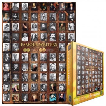 Puzzelwereld legpuzzel eurographics 0249 beroemde Schrijvers LP