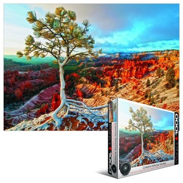 Puzzelwereld legpuzzel eurographics 0692 zonsopgang in de winter 1000 stukjes LP