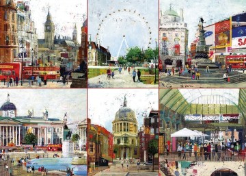 Puzzelwereld-Legpuzzel-Gibsons-Sunday in the City-1000 stukjes-7029 P