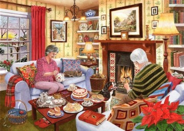 Puzzelwereld legpuzzel the house of puzzles 5286 Tea For Two 1000 stukjes P