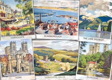 Puzzelwereld legpuzzel falcon de luxe 11303 the beautiful north 1000 stukjes P