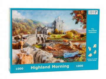 puzzelwereld legpuzzel the house of puzzles 3626 highland morning 1000 stukjes P