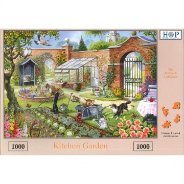 Puzzelwereld legpuzzel the house of puzzles 1516  Kitchen Garden 1000 stukjes F