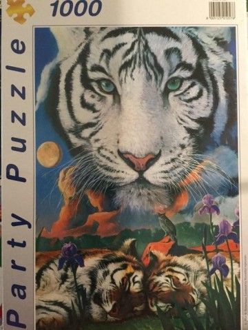 Puzzelwereld-Legpuzzel-Clementoni-Weberbauer: Sleeping Tigers-1000 stukjes-C01057 F
