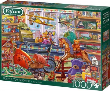 Puzzelwereld legpuzzel falcon de luxe 11317 falcon tonys toy shoppe 1000 stukjes R