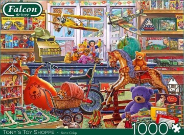 Puzzelwereld legpuzzel falcon de luxe 11317 falcon tonys toy shoppe 1000 stukjes F